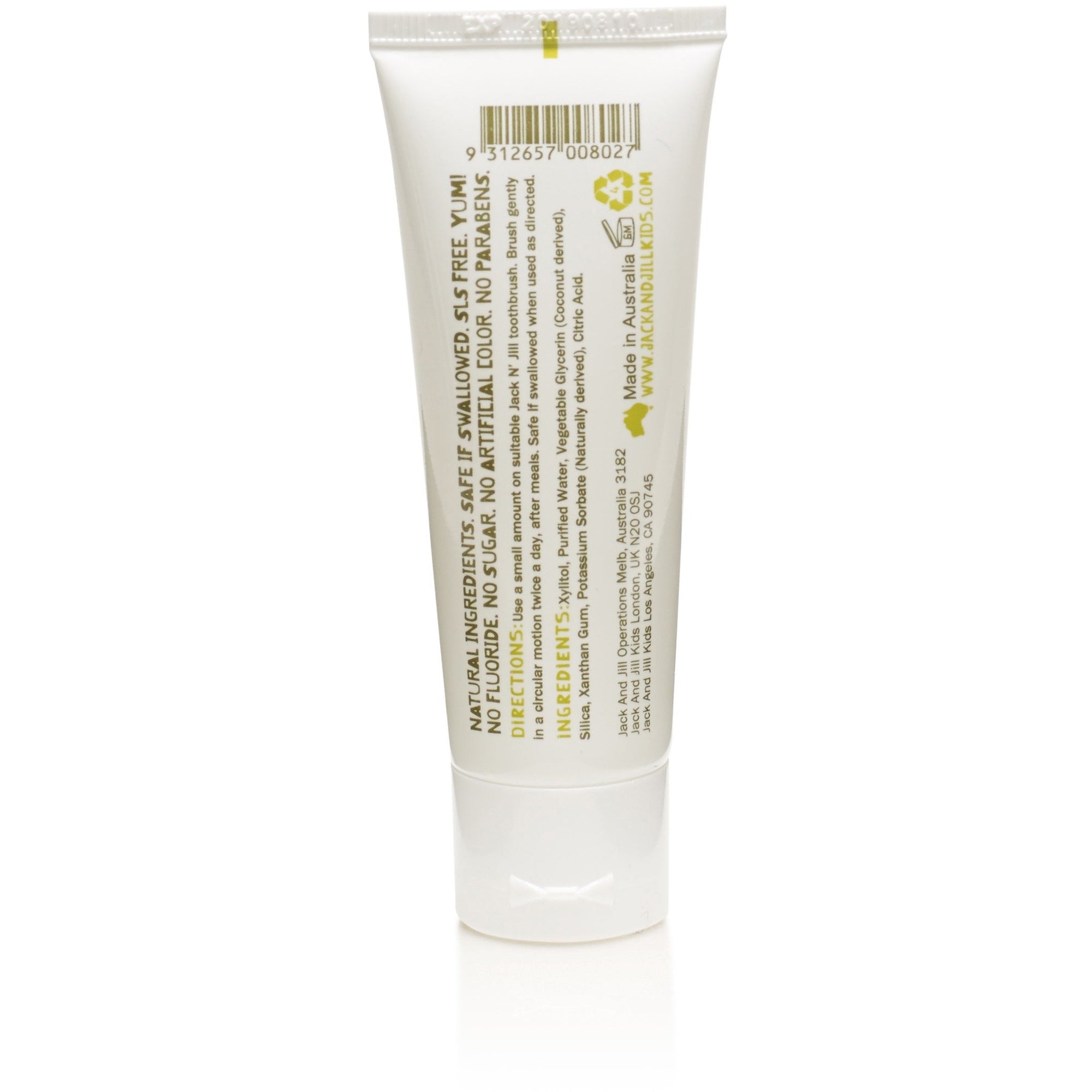 Jack n' Jill - Natural Tooth Paste - Flavour Free - Mouth Care - Jack n Jill - Afterpay - Zippay Carry Them Close