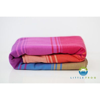 Little Frog Woven Wrap - Fuchsia Agat, , Woven Wrap, Little Frog, Carry Them Close  - 4
