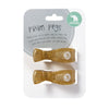 All4Ella Pram Pegs (2set) - Gold Glitter