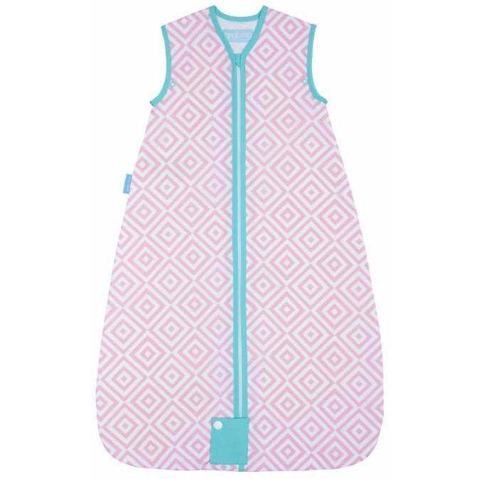 Grobag - Diamonds Pink Travel 2.5 Tog - Baby Sleeping Bags - The Gro Company - Afterpay - Zippay Carry Them Close