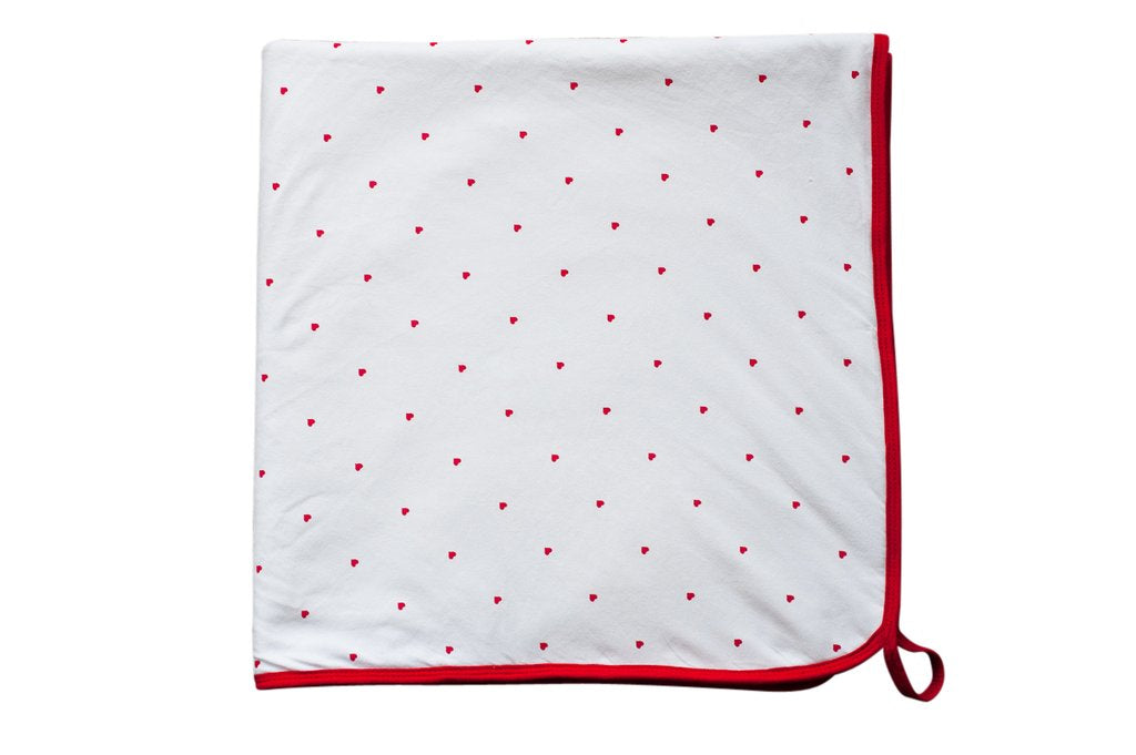 Little Turtle Baby - Hooded Towel - Hearts