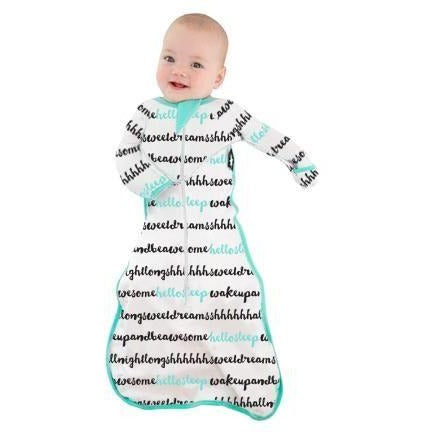 Sleepy Bub Sleeping Bag Swaddle - Hello Sleep Aqua - Swaddle - Sleepy Bubs - Afterpay - Zippay Carry Them Close