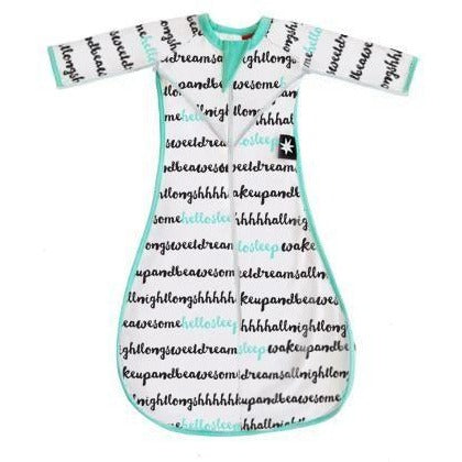 Sleepy Bub Sleeping Bag Swaddle - Hello Sleep Aqua - Swaddle - Sleepy Bubs - Afterpay - Zippay Carry Them Close