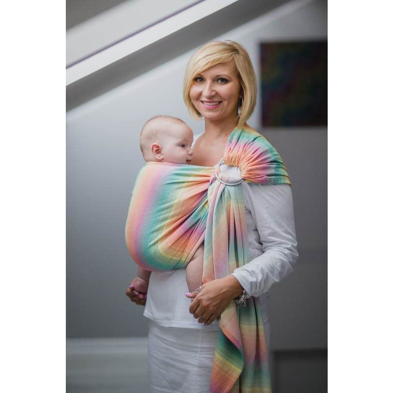 Lenny Lamb Ring Sling - Little Herringbone Imagination - Ring Sling - Lenny Lamb - Afterpay - Zippay Carry Them Close