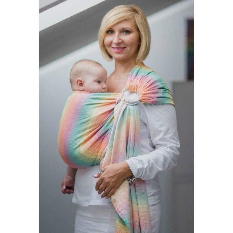 Lenny Lamb Ring Sling - Little Herringbone Imagination - Ring Sling - Lenny Lamb - Afterpay - Zippay Carry Them Close