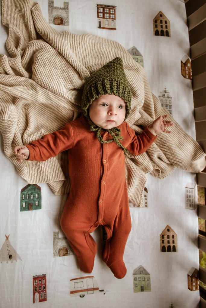 Pop Ya Tot - Cotton Muslin Cot Sheet - Ole House