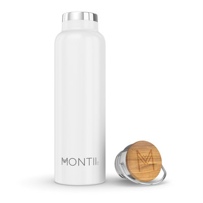 Montii Co Original Drink Bottle - White