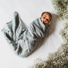 Pop Ya Tot - Muslin Swaddle - Icy Steel