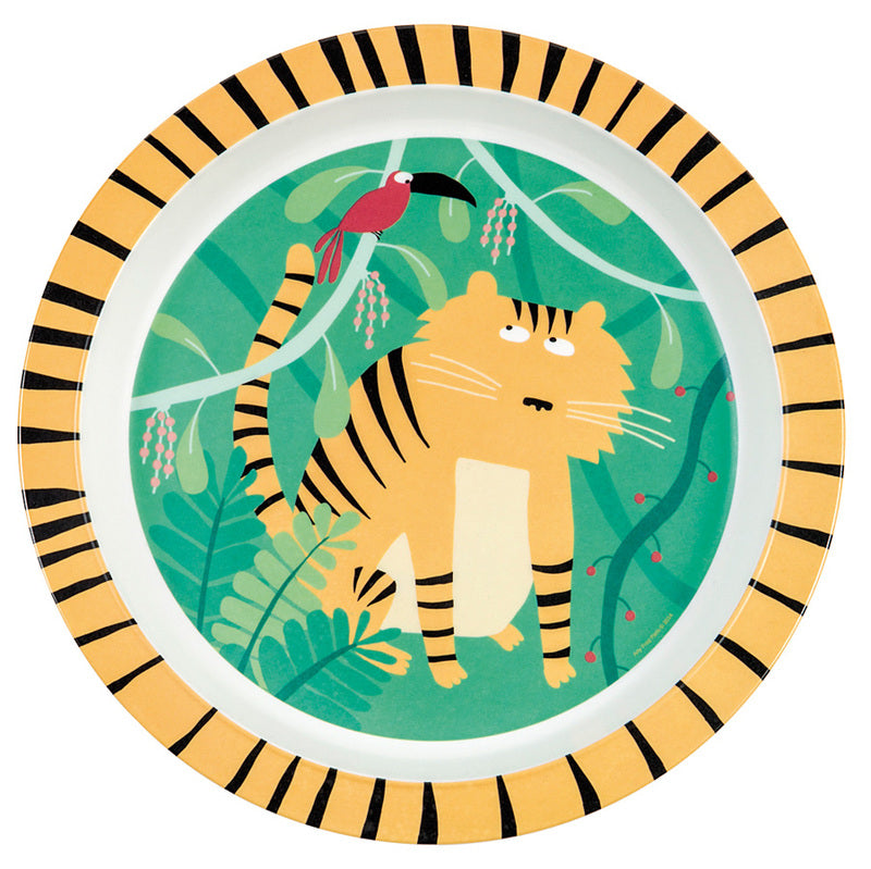 Petit Jour - Jungle Baby Plate - Tiger