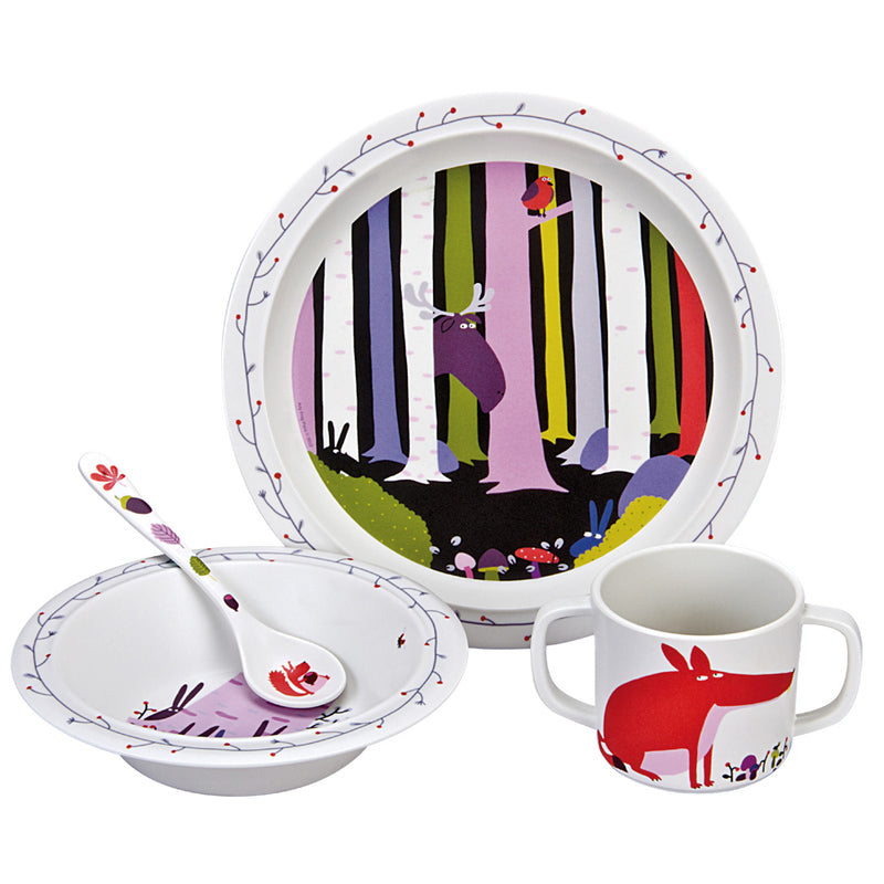 Petit Jour - 5 Piece Tableware Gift Set - Jungle