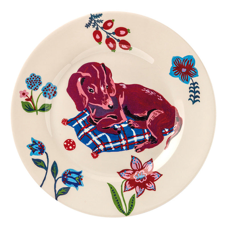Petit Jour - Jungle Baby Plate - Dachshund