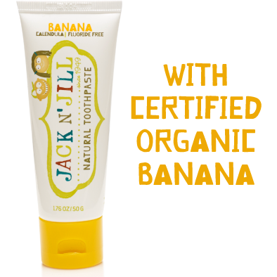 Jack n' Jill - Natural Tooth Paste Banana - Mouth Care - Jack n Jill - Afterpay - Zippay Carry Them Close