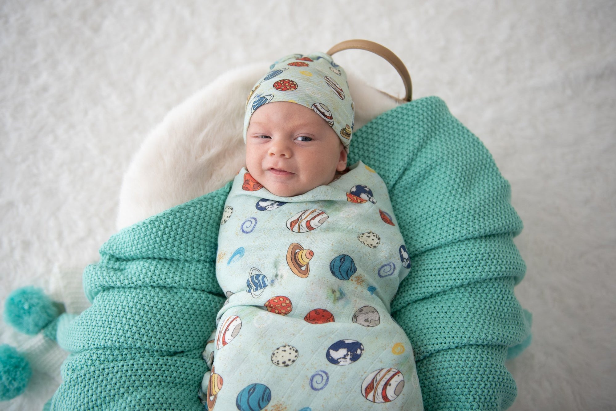 Kute Cuddles - Organic Bamboo Muslin Swaddle - Zion
