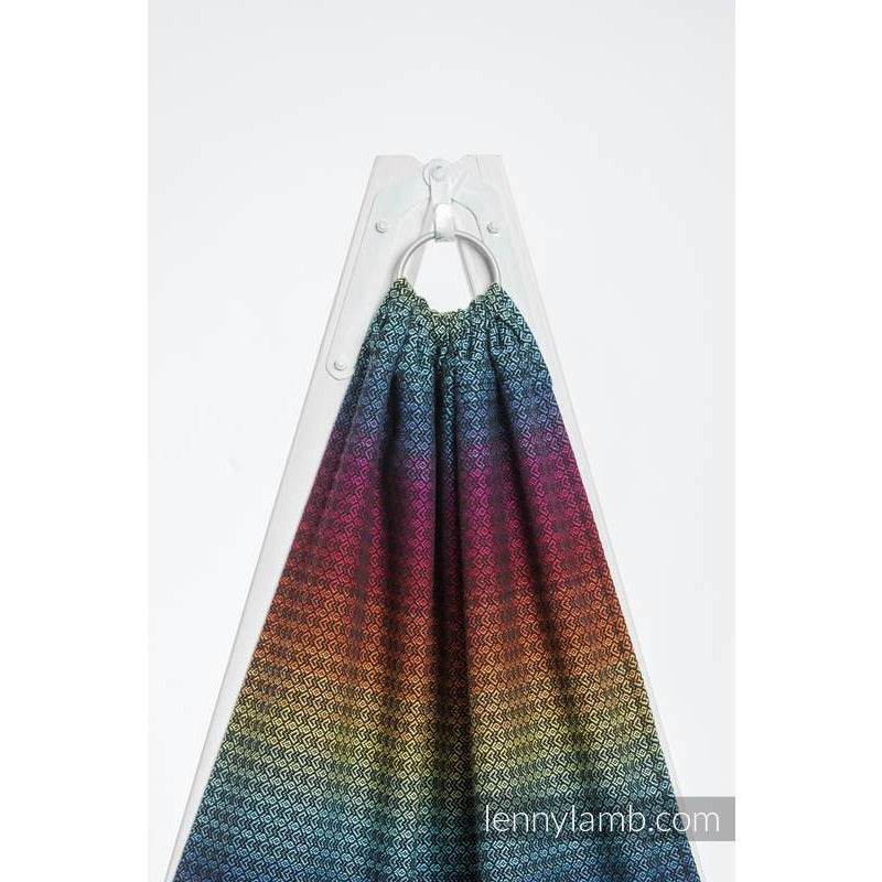 Lenny Lamb Ring Sling - LITTLE LOVE RAINBOW DARK - Ring Sling - Lenny Lamb - Afterpay - Zippay Carry Them Close