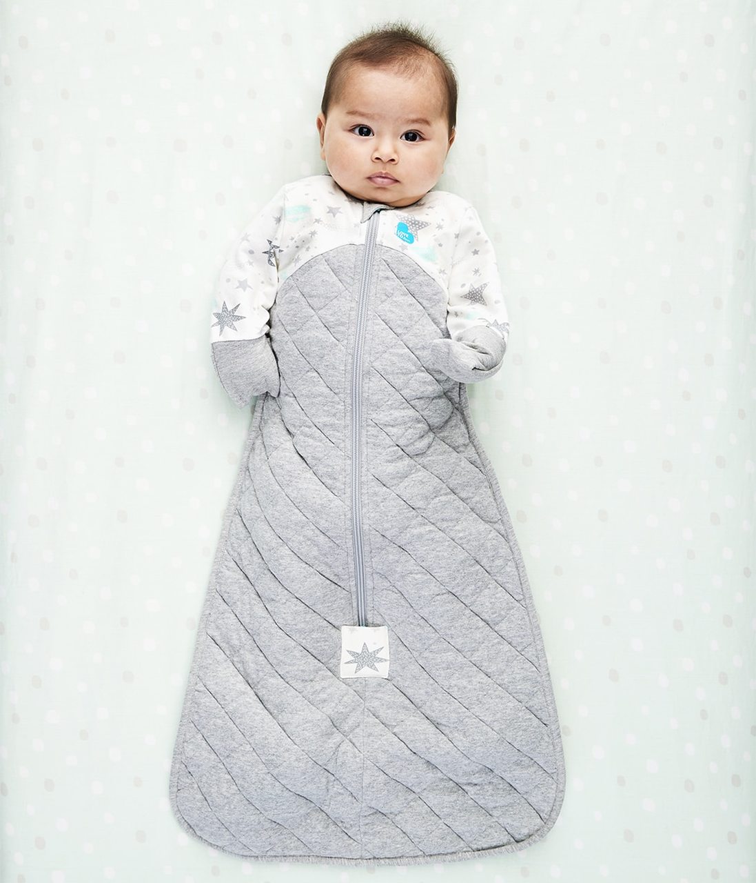 Love to Dream - Sleep Bag (2.5TOG) - White Stars