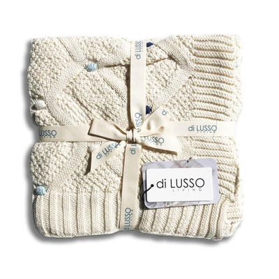 Di Lusso Living - Baby Blanket - Lucy Blue