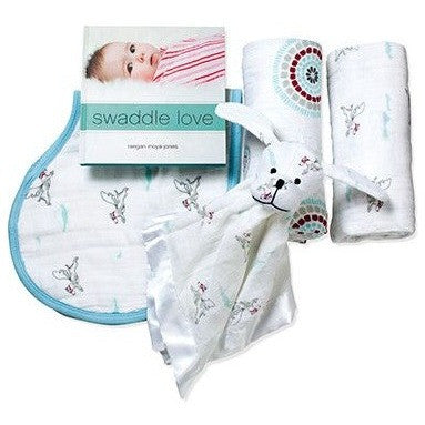 Aden and Anais - Gift Set - Liam the brave - swaddle - Aden and Anais - Afterpay - Zippay Carry Them Close