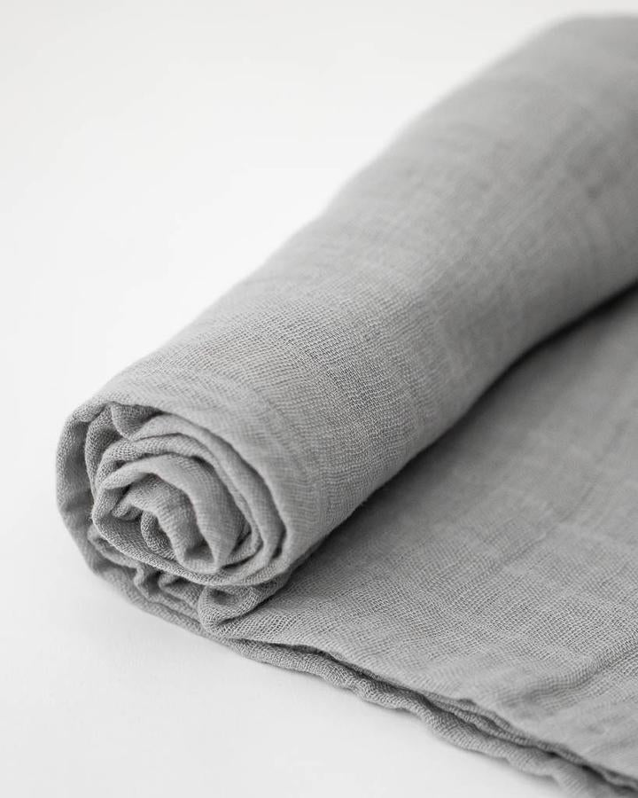 Little Unicorn - Cotton Muslin Baby Swaddle - Nickel