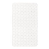 Little Turtle Baby - Changing Pad Cover - White with & Grey Stars