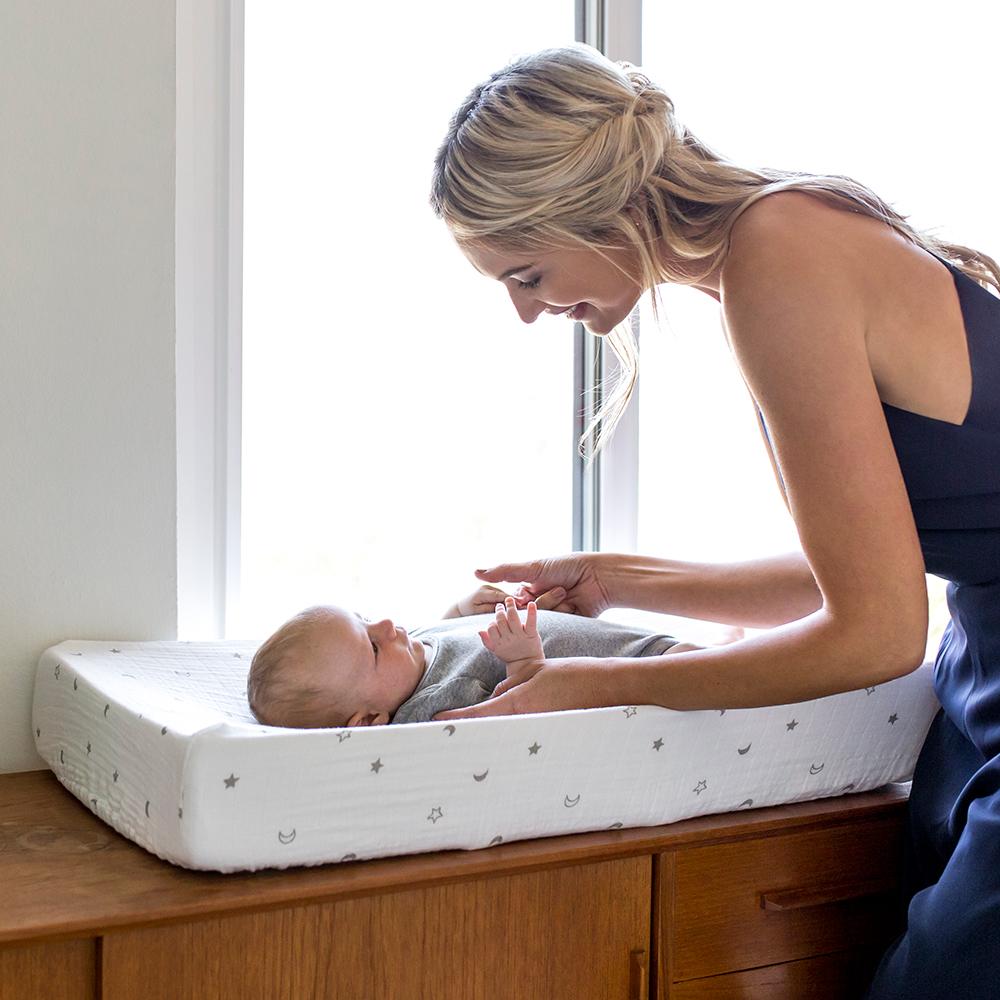 Bebe Au Lait - Changing Pad Cover - Luna