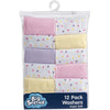 Face Washers - Cotton Terry Towelling Multicolour Girl (12 Pk) - Bath - Big Softies - Afterpay - Zippay Carry Them Close