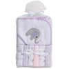 Hooded Towel and Wash Cloth Set - Purple - Bath - Big Softies - Afterpay - Zippay Carry Them Close