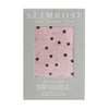 Alimrose Muslin Swaddle - Starry Night Pink