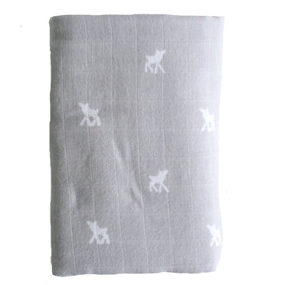 Alimrose Muslin Swaddle - Deer Grey