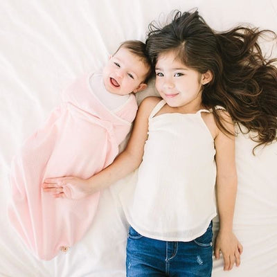 Ergobaby Lightweight Swaddler - Darling Pink (One Size) - swaddle - Ergobaby - Afterpay - Zippay Carry Them Close