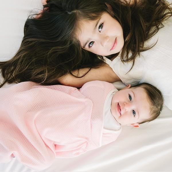 Ergobaby Lightweight Swaddler - Darling Pink (One Size) - swaddle - Ergobaby - Afterpay - Zippay Carry Them Close