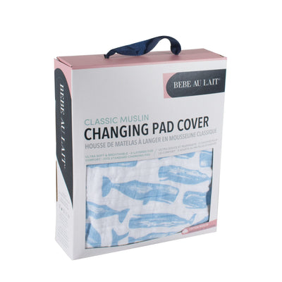 Bebe Au Lait - Changing Pad Cover - Moby