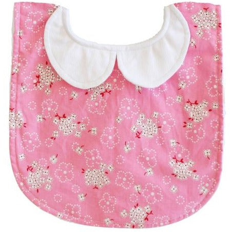 Alimrose - Peter Pan Collar Bib Pink Bouquet