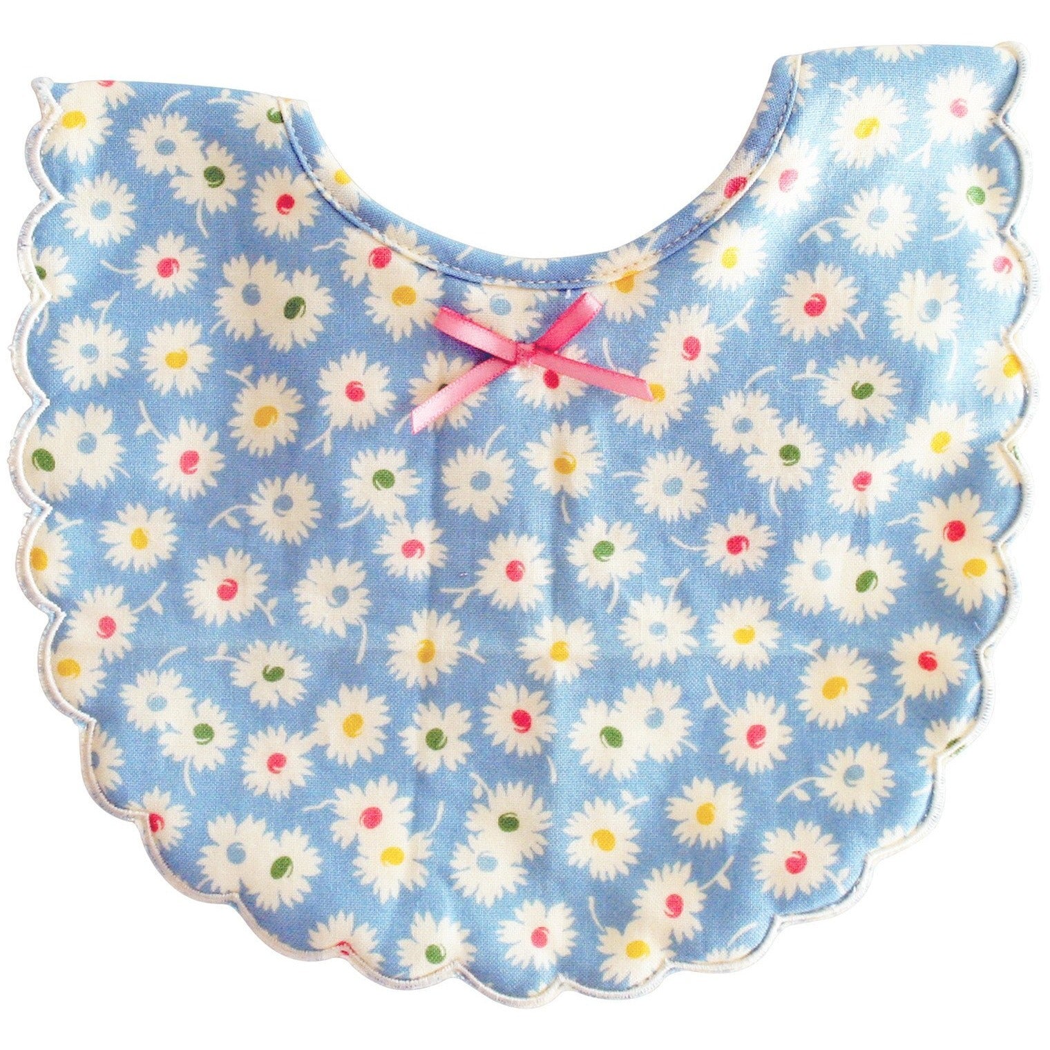 Alimrose - Scallop Bib Blue Floral