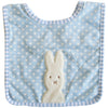 Alimrose - Bunny Applique Bib Blue - Clothing - Alimrose - Afterpay - Zippay Carry Them Close