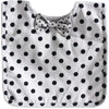 Alimrose - Bow Tie Bib Grey Black Polka - Clothing - Alimrose - Afterpay - Zippay Carry Them Close