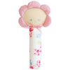 Alimrose - Flower Squeaker White Floral - Toys - Alimrose - Afterpay - Zippay Carry Them Close