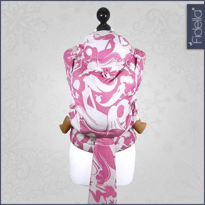 Fidella Fly Tai - MeiTai babycarrier Sirens raspberry (New Size - 3 months +) - Mei Tai - Fidella - Afterpay - Zippay Carry Them Close