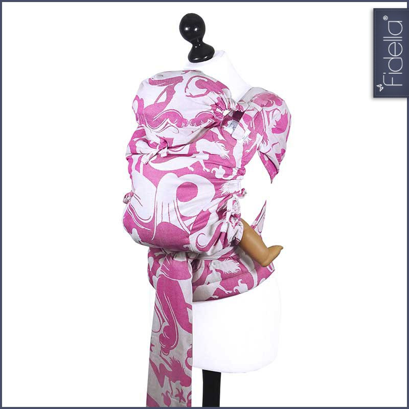 Fidella Fly Tai - MeiTai babycarrier Sirens raspberry (New Size - 3 months +) - Mei Tai - Fidella - Afterpay - Zippay Carry Them Close