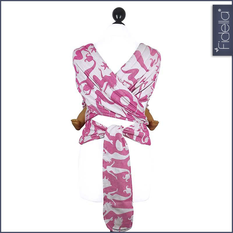 Fidella Fly Tai - MeiTai babycarrier Sirens raspberry (New Size - 3 months +) - Mei Tai - Fidella - Afterpay - Zippay Carry Them Close