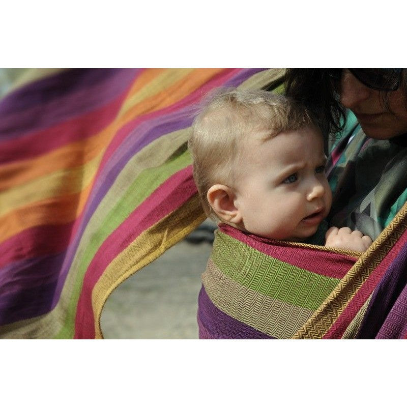Girasol Ring Sling - Tulip Herringbone - Ring Sling - Girasol - Afterpay - Zippay Carry Them Close