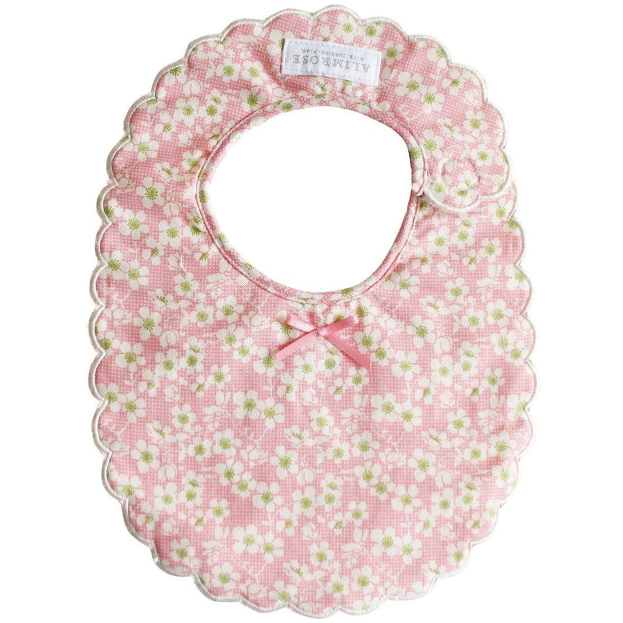 Alimrose - Scallop Cherry Nest Bib - Clothing - Alimrose - Afterpay - Zippay Carry Them Close