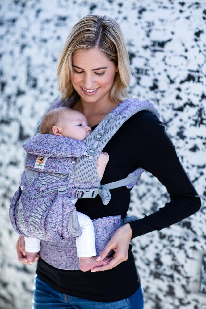 ergobaby carrier pink Ergobaby Omni 360 Cool Air Mesh Carrier - Pink Digi Camo