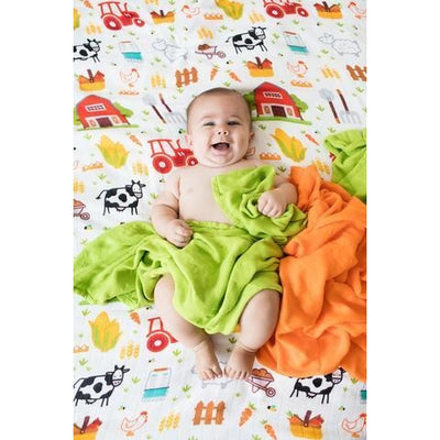 Tula Blanket - On The Farm (Set of 3) - Baby Blankets - Tula - Afterpay - Zippay Carry Them Close