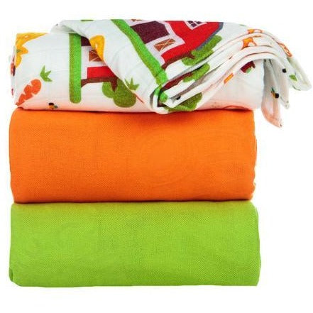 Tula Blanket - On The Farm (Set of 3) - Baby Blankets - Tula - Afterpay - Zippay Carry Them Close