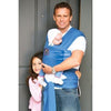 Hug a Bub Organic Pocket Stretchy Wrap Carrier - Byron Blue, , Stretchy Wrap, hug.a.bub, Carry Them Close  - 1
