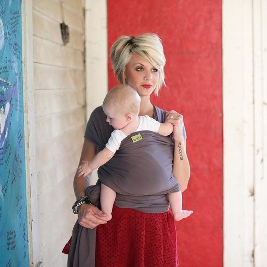 Boba Stretchy Wrap - Dark Grey Organic - Stretchy Wrap - Boba - Afterpay - Zippay Carry Them Close