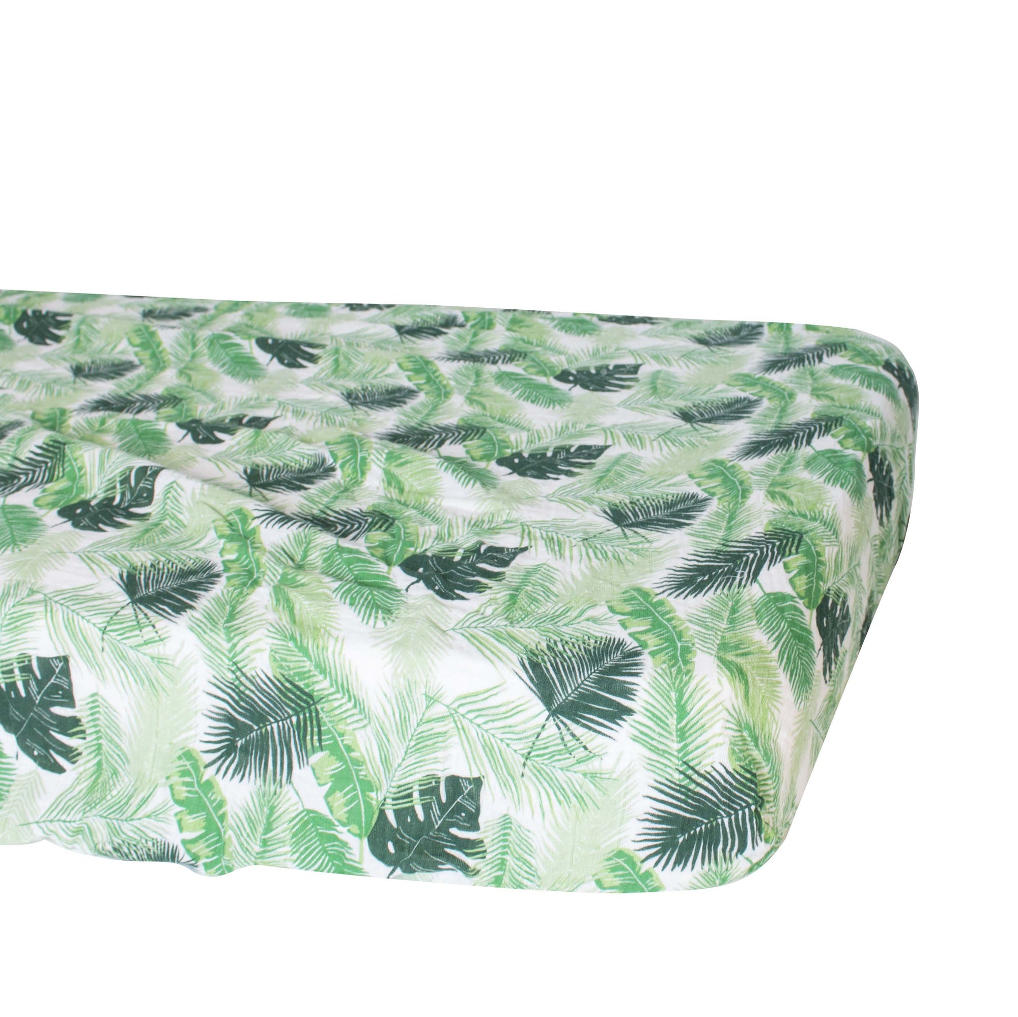 Bebe Au Lait - Muslin Cot Sheet - Palms