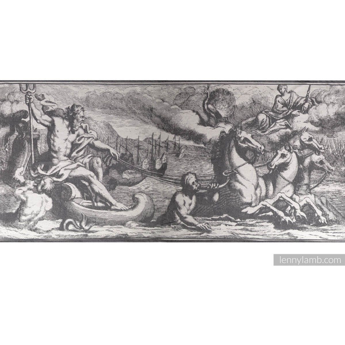 Lenny Lamb Wrap - Poseidon Black and Cream - Woven Wrap - Lenny Lamb - Afterpay - Zippay Carry Them Close