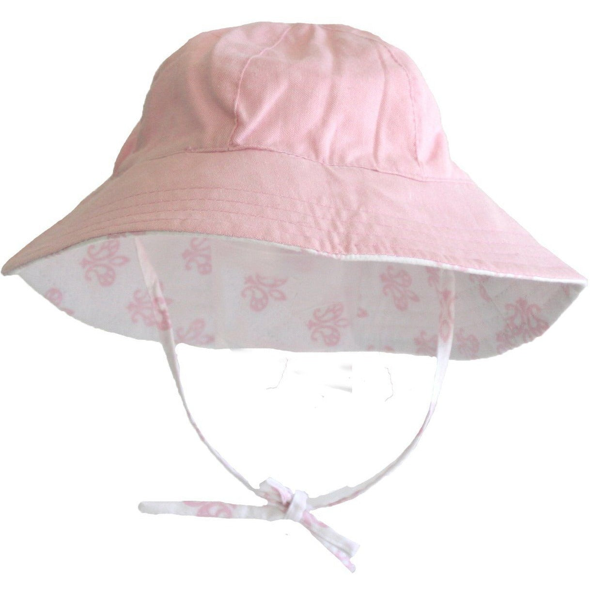 Alimrose Sun Hat - Reversible Pink Blossom - Clothing - Alimrose - Afterpay - Zippay Carry Them Close