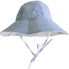 Alimrose Sun Hat - Reversible Blue Elephants - Clothing - Alimrose - Afterpay - Zippay Carry Them Close